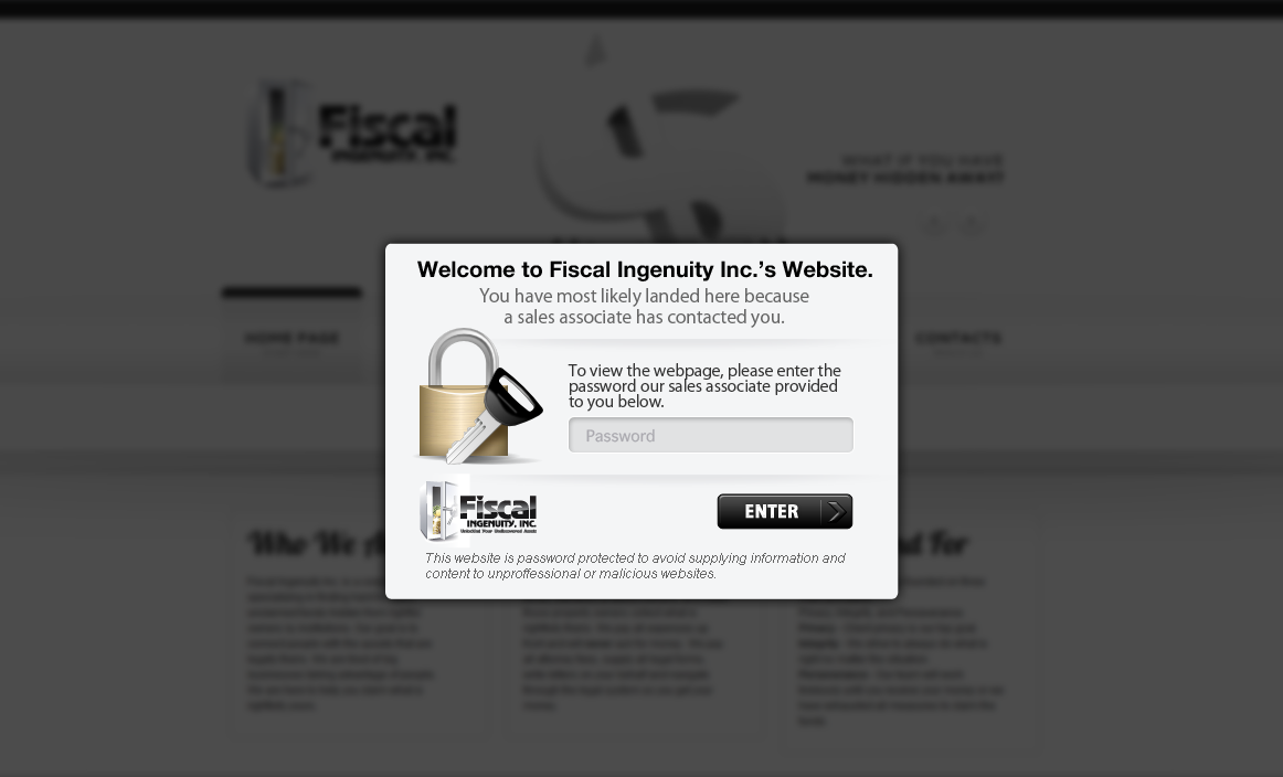 Password Protect Website